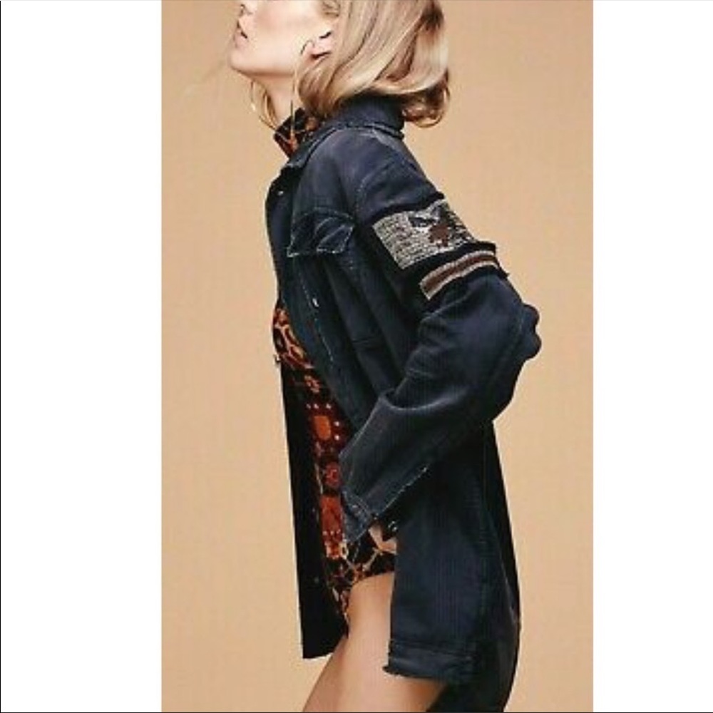 Free people military jacket